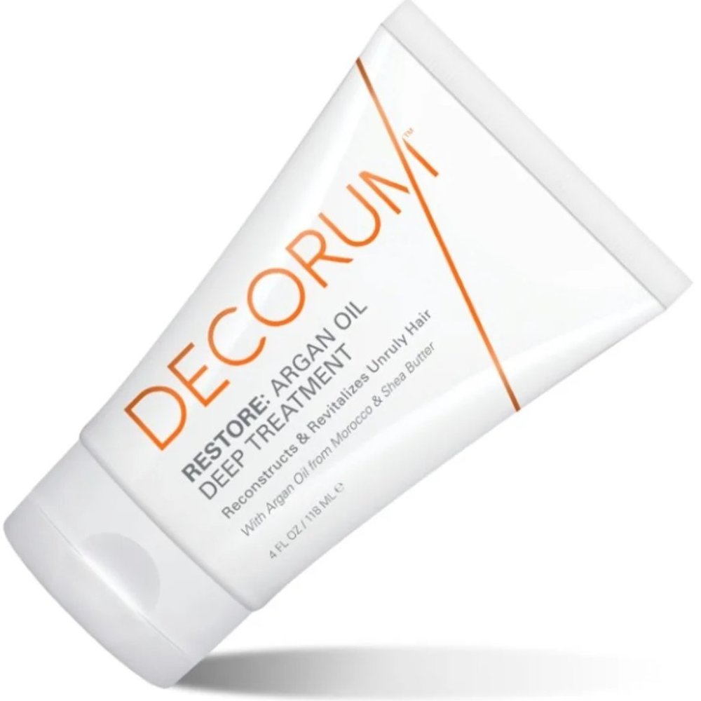 DECORUM Restore Argan Oil Deep Hair Care Treatment 4oz NEW & SEALED